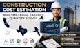 do USA construction cost estimation material takeoff boq autocad quantity survey