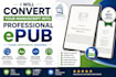 convert your manuscript into professional epub