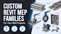 design high quality parametric revit mep families