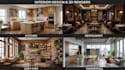 provide kitchen, restaurant, cafe and commercial interior design with 3d render