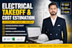do electrical takeoff and cost estimation