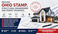 provide ohio stamp, structural engineering and permit drawings
