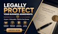 draft a custom exclusive distribution agreement by a US attorney