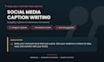 write social media captions
