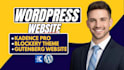 build wordpress kadence website with astra pro, gutenberg, spectra and blocks