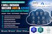design secure AWS and azure cloud architecture