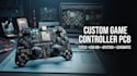 design custom game controller pcb usb hid esp32 joystick circuit board schemat