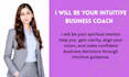 provide intuitive business coaching