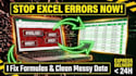 data cleaning and formatting in excel