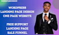 create systeme io landing page