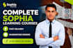 help complete sophia learning courses