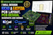 design custom pcb,multiayer pcb,and manfactacturing ready gerber files
