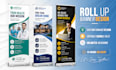 design professional roll up banner, pull up banner and standee
