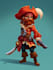 draw 2d game character illustration