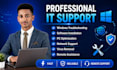 provide IT support and troubleshoot windows PC problems