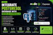 integrate postgresql database with nodejs expressjs