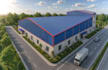 modify industrial warehouse peb commercial builing cladding panels design render