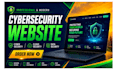 design cybersecurity website cyber security cloud data security website