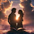 do  intimate romantic book cover with close up emotional