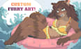 draw custom furry character art and fursona illustrations