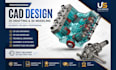 create professional 2d cad drawings and 3d models