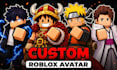 create custom roblox character roblox avatar 3d lowpoly roblox game character