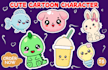 design custom vtuber logo cute kawaii
