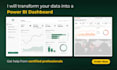 transform your data into a power bi dashboard
