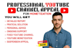 write a professional youtube suspension appeal