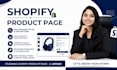 design a stunning shopify product page and   landing page