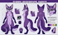draw furry ref sheet character reference sheet oc furry art pfp anthro ref sheet