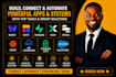 weweb softr supabase xano retool zapier api integration supabase auth salesforce