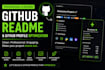create a professional github readme and optimize github profile
