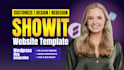 customize showit website design, showit website template design and redesign