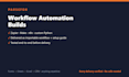 build a workflow automation with zapier, make, n8n or python