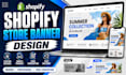 create high converting shopify store banner designs