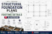 design structural foundation plans and footing details in cad
