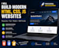 create a responsive HTML CSS website