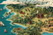 illustrate a creative vector map