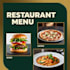 design creative restaurant menu, food menu and flyer