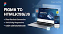 convert figma to responsive html, css and js website