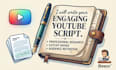 write engaging youtube video scripts