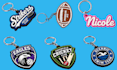 design custom 3d keychain logo lightbox coaster text stl 3mf for 3d printing