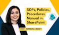 build sops, policies and procedures manual in sharepoint