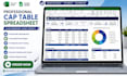 design cap table spreadsheet, investor ready model startup runway model sba loan