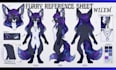 furry ref sheet fursona reference sheet furry art oc anthro reference sheet pfp