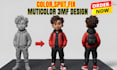 paint your 3d model convert stl to 3mf, split file for bambu multicolor printing