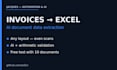 extract data from invoices and pdfs into excel using ai