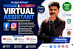 be your virtual assistant for facebook and instagram
