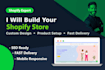 build a professional shopify dropshipping store
